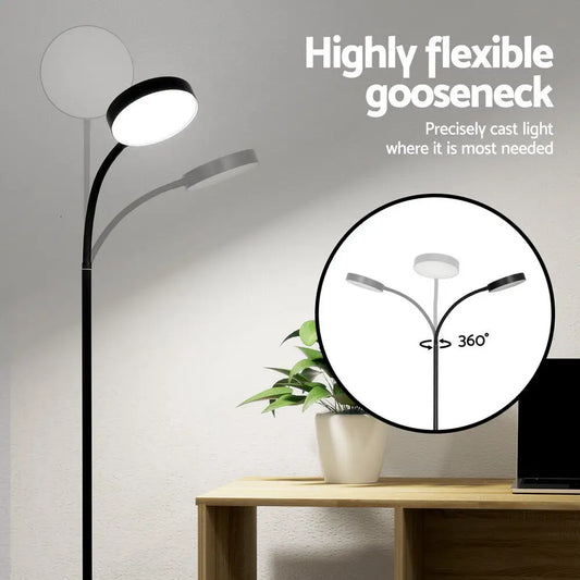 Led Floor Lamp Remote Adjustable Light Stand Home Living Room Reading