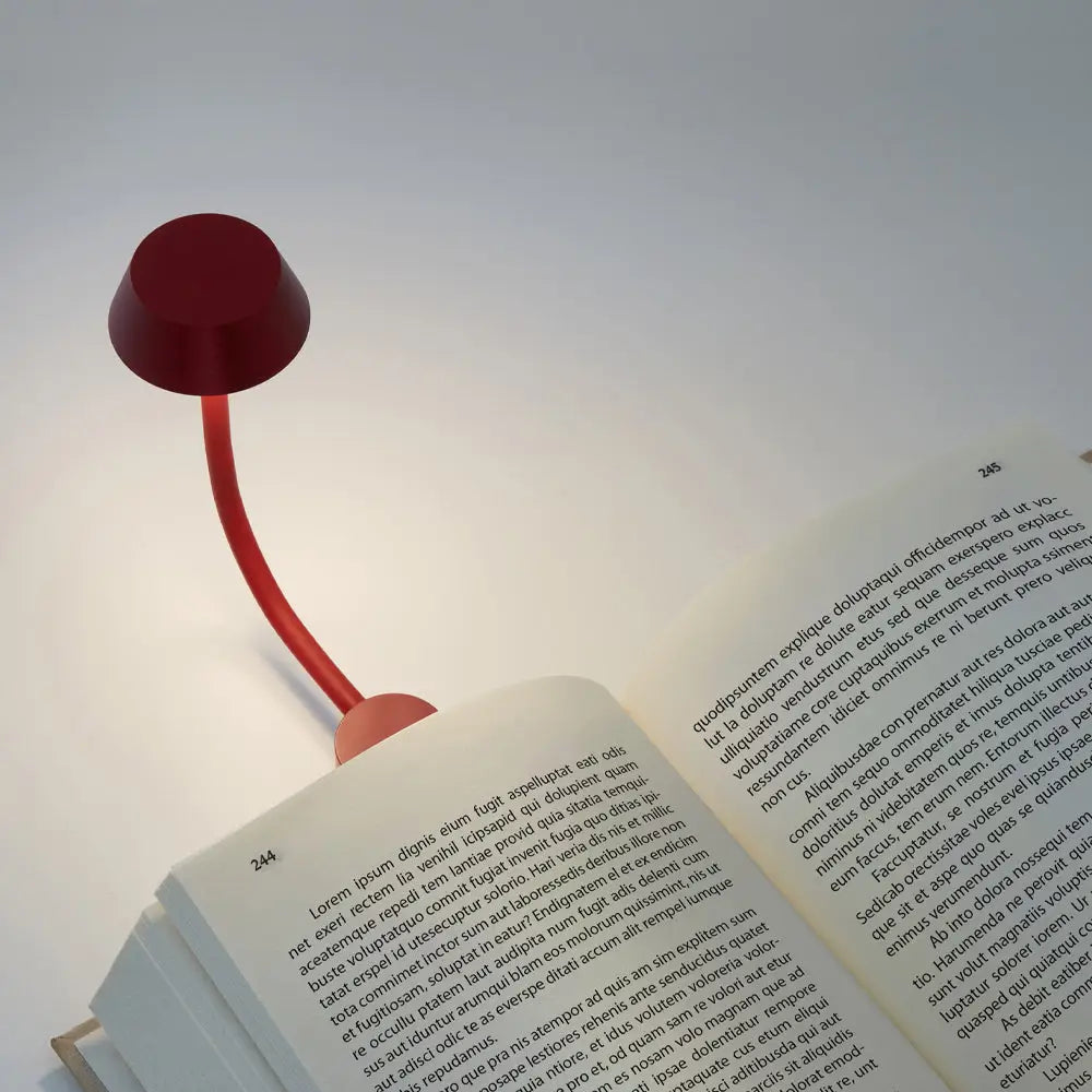 Lexon Mimi Flexible Led Lamp - Dark Red
