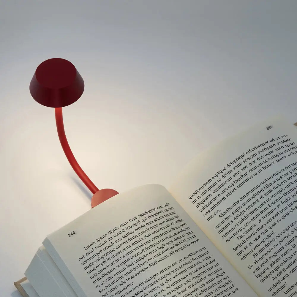 Lexon Mimi Flexible Led Lamp - Dark Red