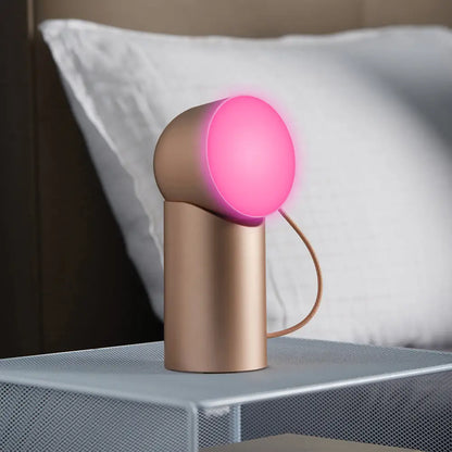 Lexon Orbe Portable Led Lamp with Moving Head - Gold