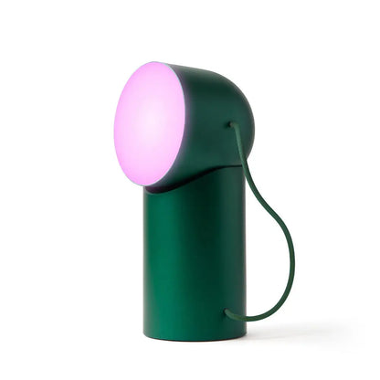 Lexon Orbe Portable Led Lamp with Moving Head - Green