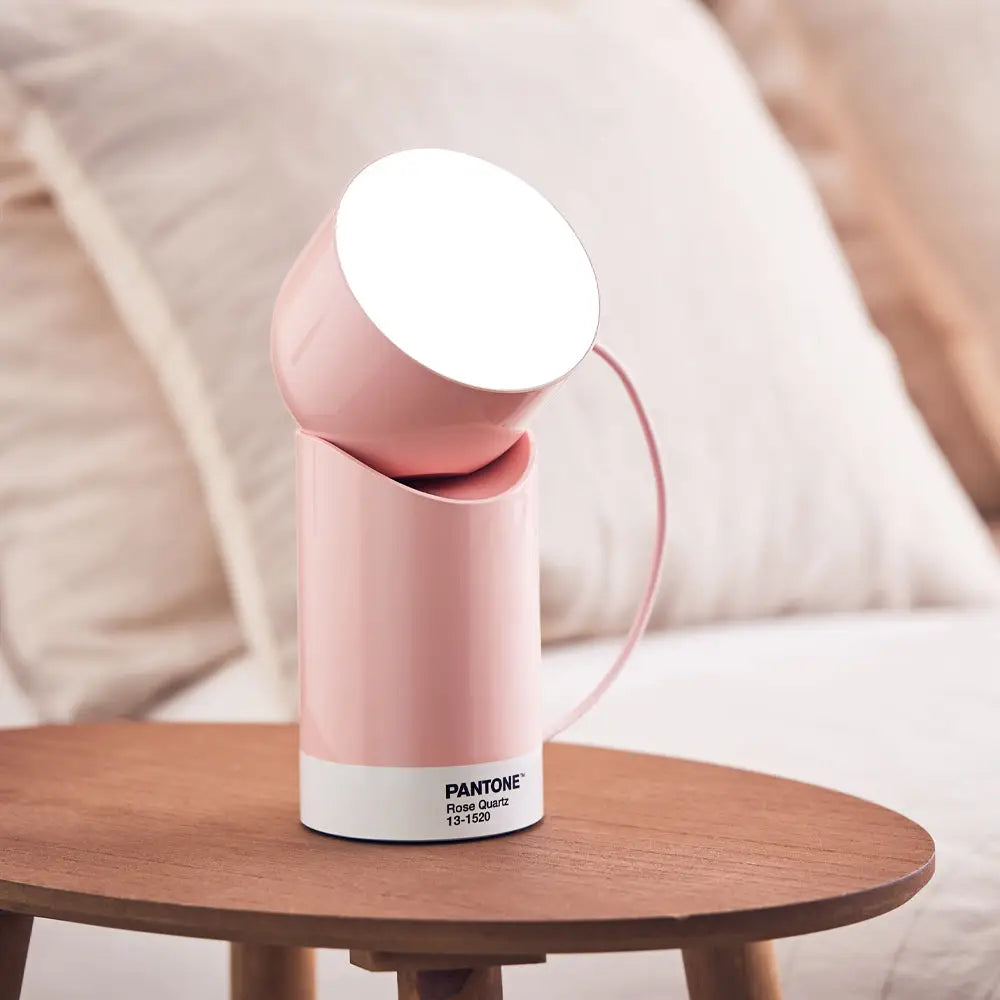 Lexon Orbe Portable Led Lamp with Moving Head Pantone - Rose Pink