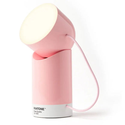 Lexon Orbe Portable Led Lamp with Moving Head Pantone - Rose Pink