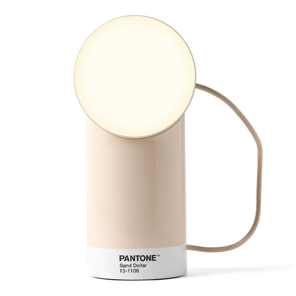 Lexon Orbe Portable Led Lamp with Moving Head Pantone - Sand
