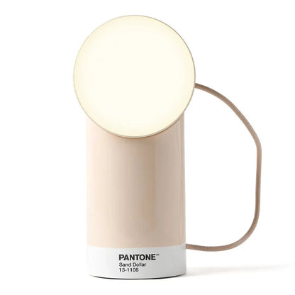 Lexon Orbe Portable Led Lamp with Moving Head Pantone - Sand