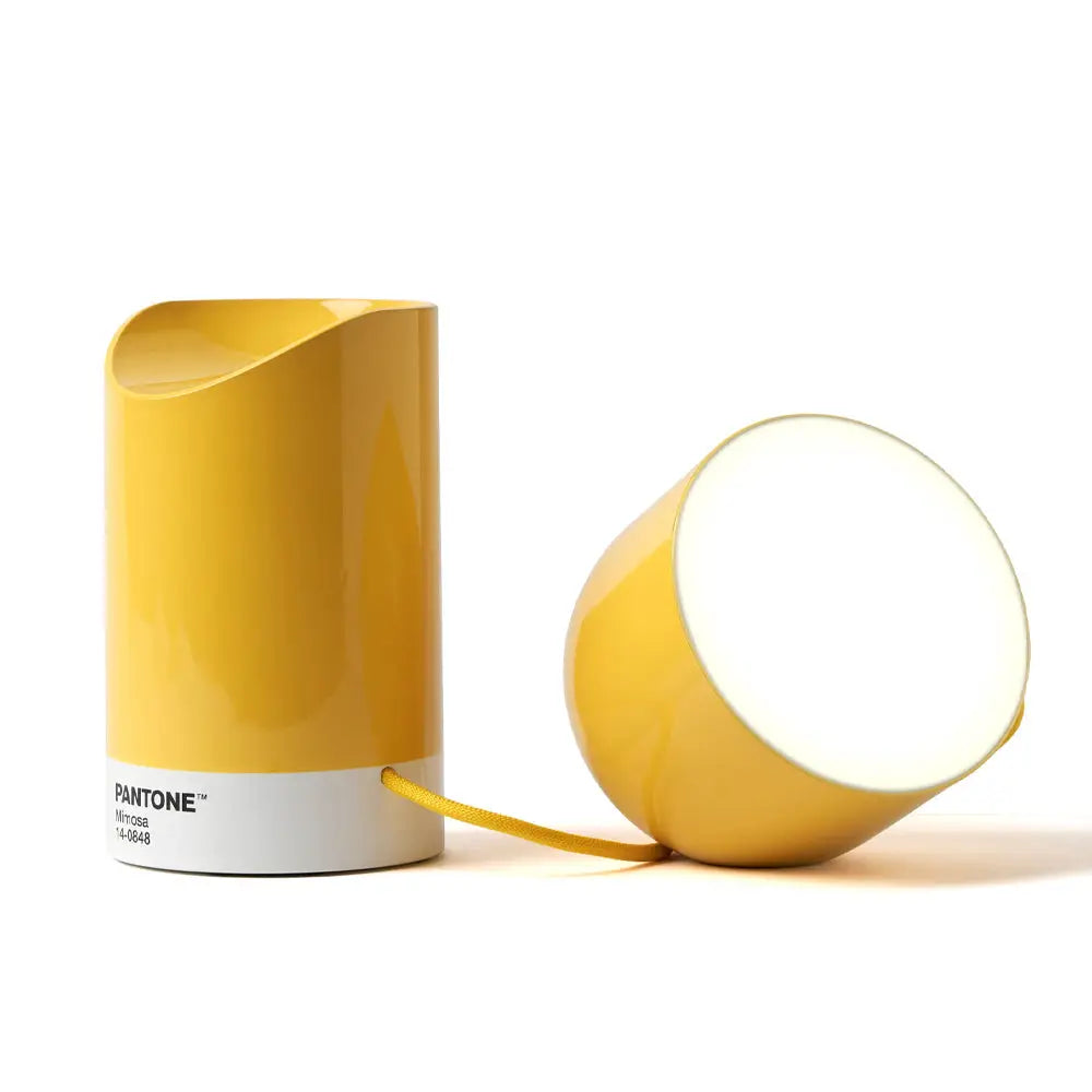 Lexon Orbe Portable Led Lamp with Moving Head Pantone - Yellow