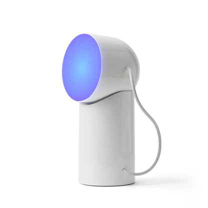 Lexon Orbe Portable Led Lamp with Moving Head - White
