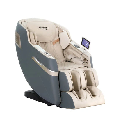 Livemor 4d Massage Chair Electric Recliner Home Massager Gray Sina