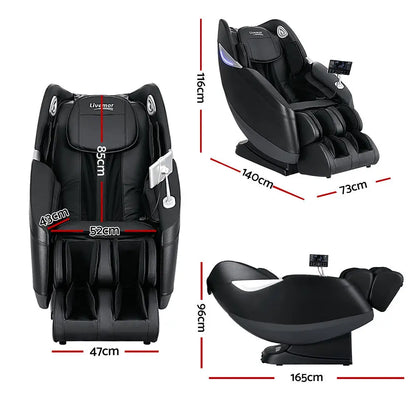 Livemor Massage Chair Electric Recliner Home 3d Massager Flynn