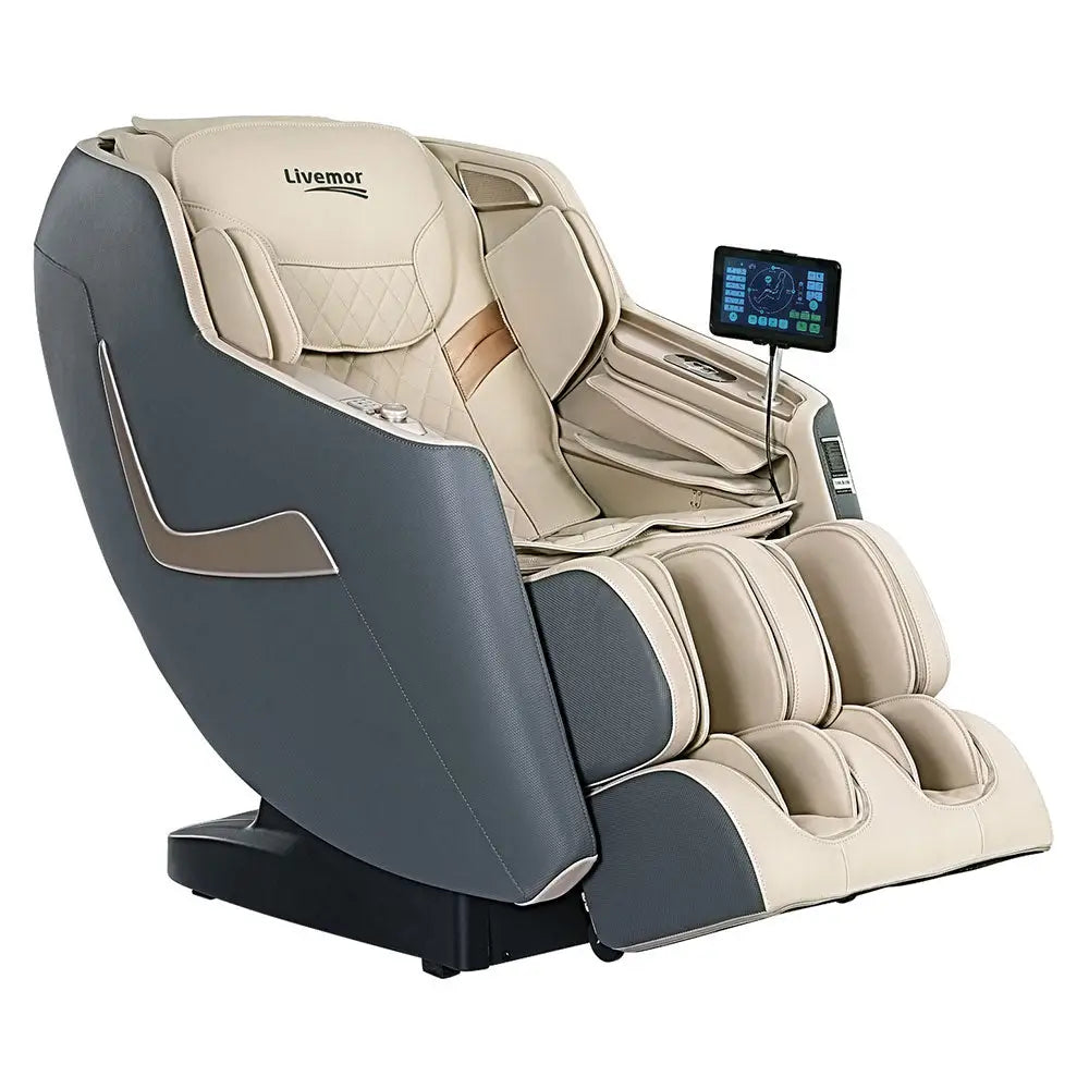 Livemor Massage Chair Electric Recliner Home Massager 3d Opal