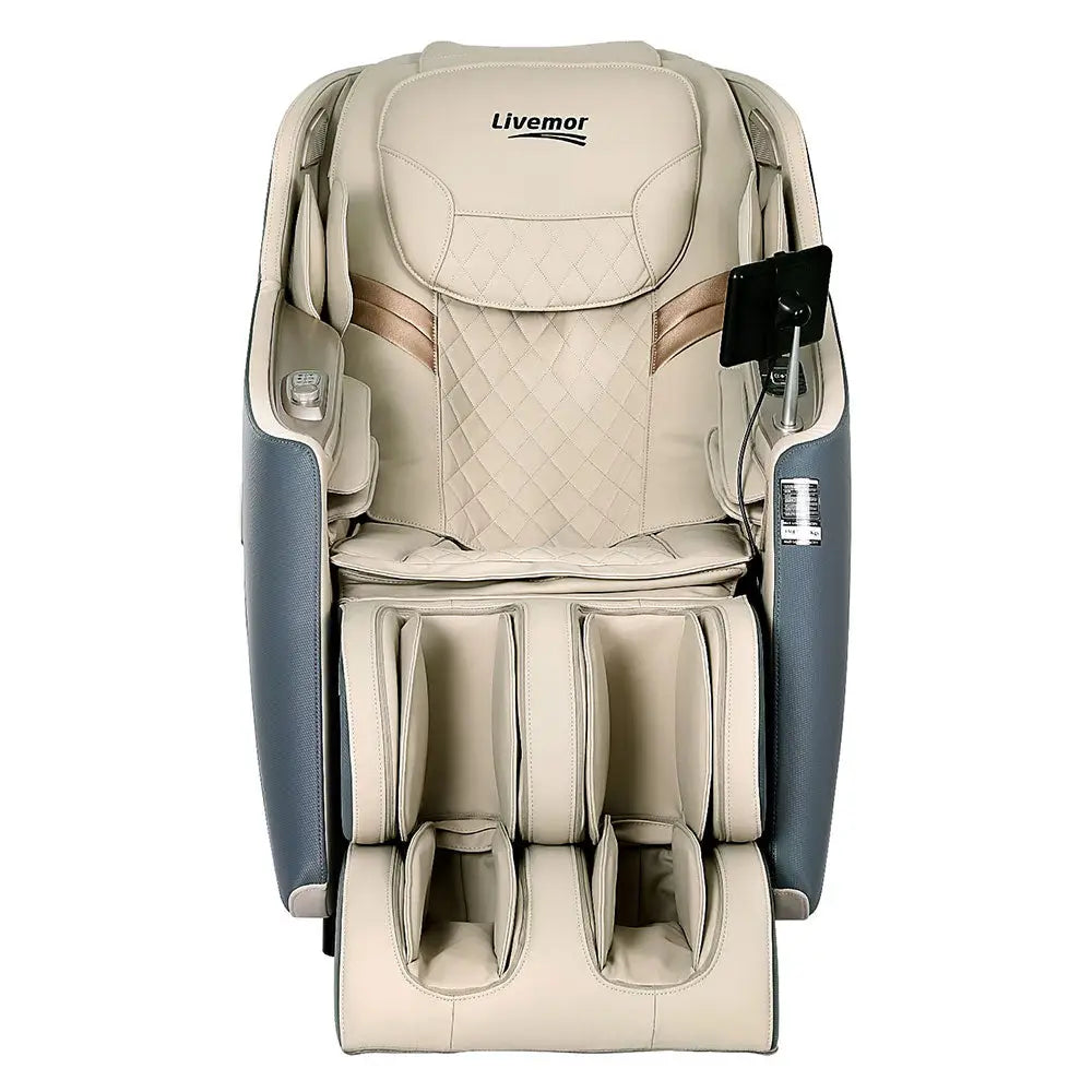 Livemor Massage Chair Electric Recliner Home Massager 3d Opal