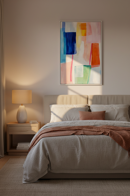 bedroom wall art abstract australia