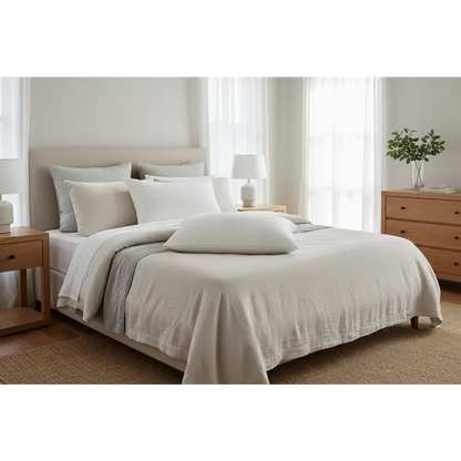 Luxor Australian Made Bamboo Cooling Pillow Standard Size Four Pack