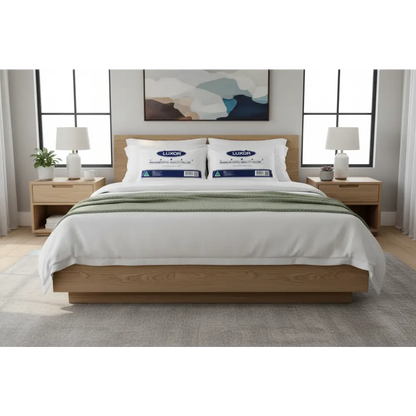 Luxor Australian Made Hotel Quality Pillow Standard Size Twin Pack