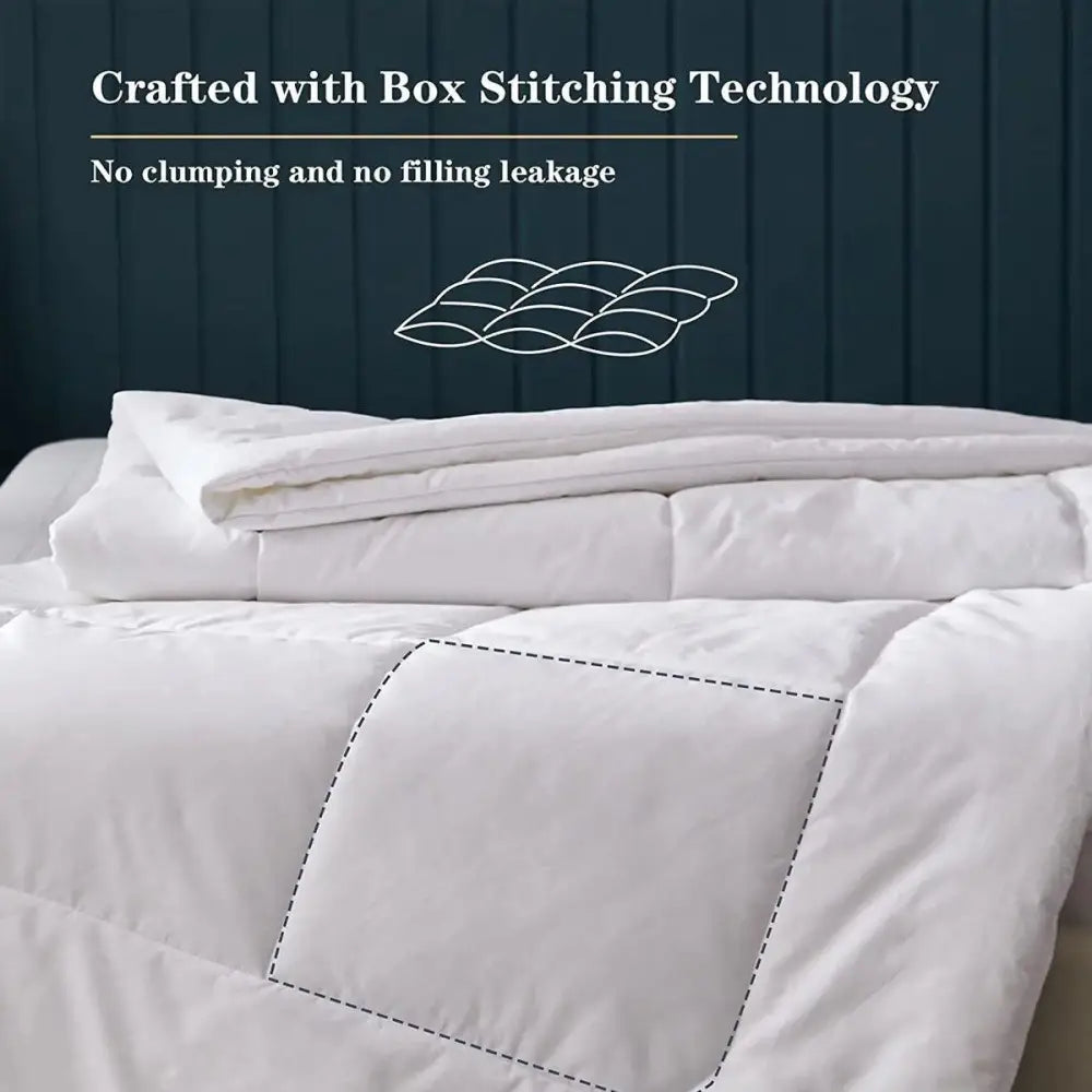 Luxury Hotel Quilt Core – Soft Microfiber Down Alternative Comforter for All Seasons - 140x210cm-cotton
