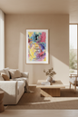 perfume wall art framed 80x120cm australia