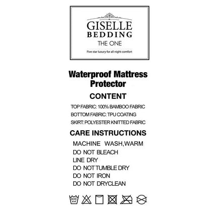 Mattress Protector Bamboo King