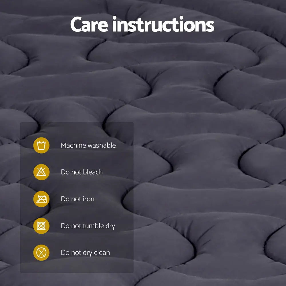 Mattress Topper Pillowtop 3-zone King Single
