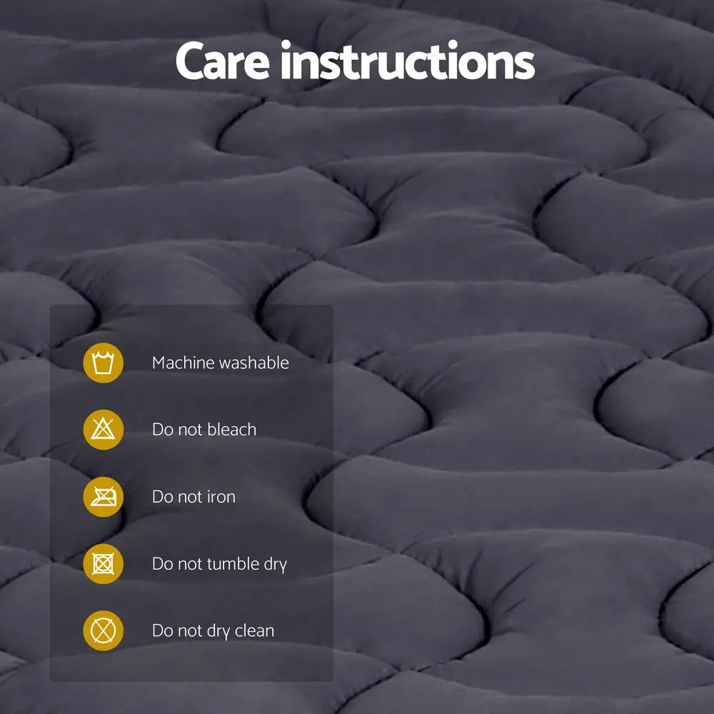 Mattress Topper Pillowtop 3-zone King Single