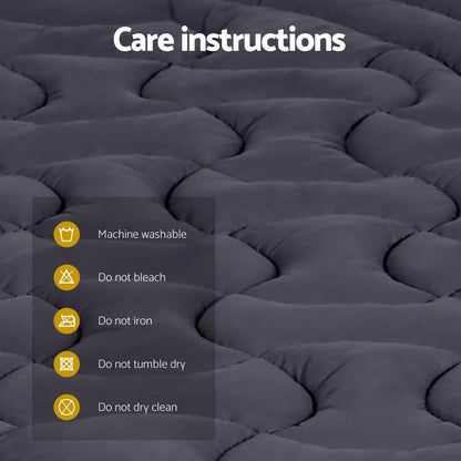 Mattress Topper Pillowtop 3-zone King Single
