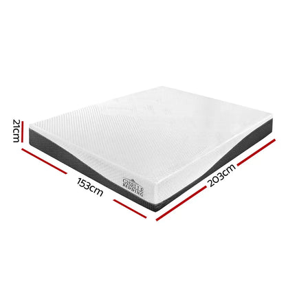 Memory Foam Mattress Bed Cool Gel Non Spring 21cm Queen