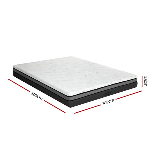 Memory Foam Mattress Bed Cool Gel Non Spring 25cm King Single