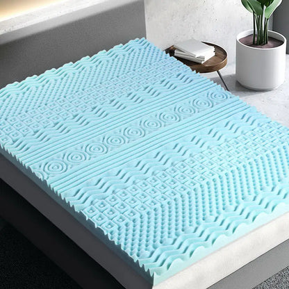 Memory Foam Mattress Topper 11-zone 8cm Double