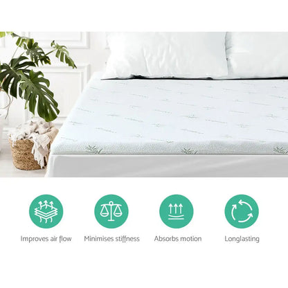 Memory Foam Mattress Topper 11-zone 8cm Single