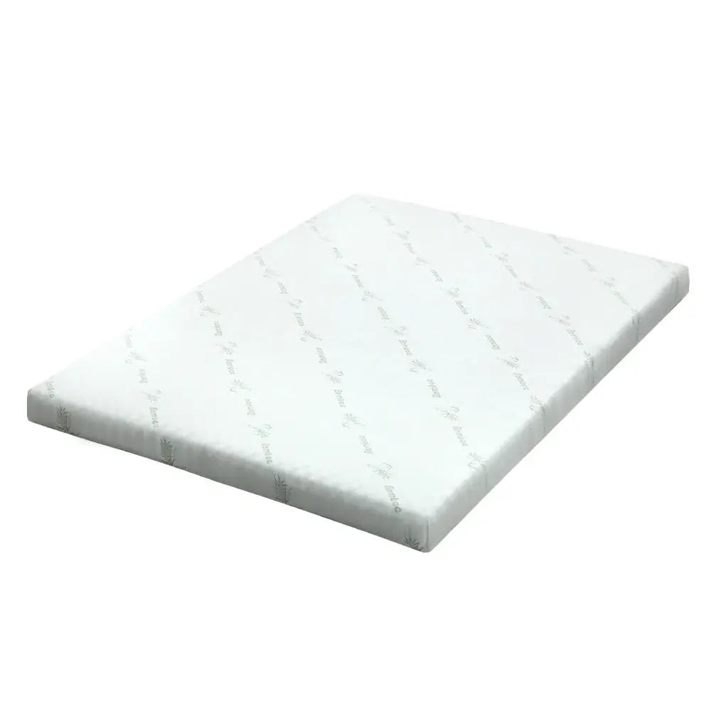 Memory Foam Mattress Topper Cool Gel Bed Mat Bamboo 10cm Double