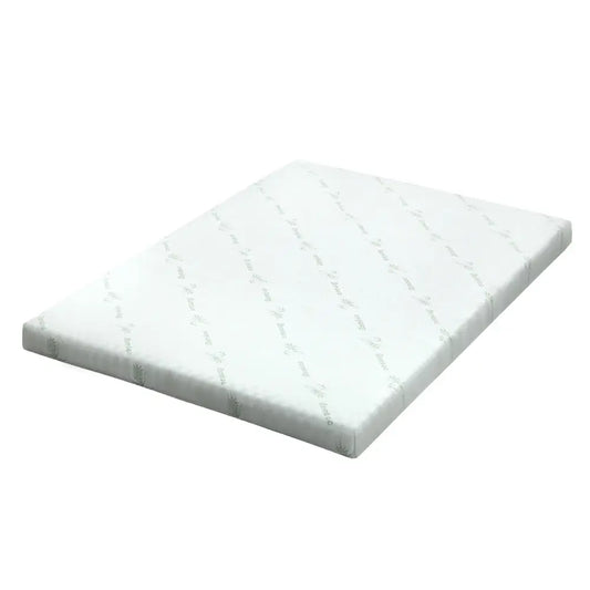 Memory Foam Mattress Topper Cool Gel Bed Mat Bamboo 10cm Single