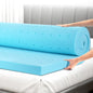 Memory Foam Mattress Topper Ventilated Cool Gel 8cm King Single