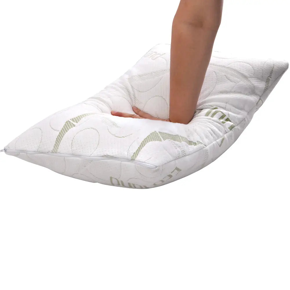 Memory Foam Pillow Bamboo Twin Pack