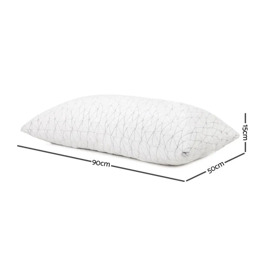 Memory Foam Pillow King Size Twin Pack