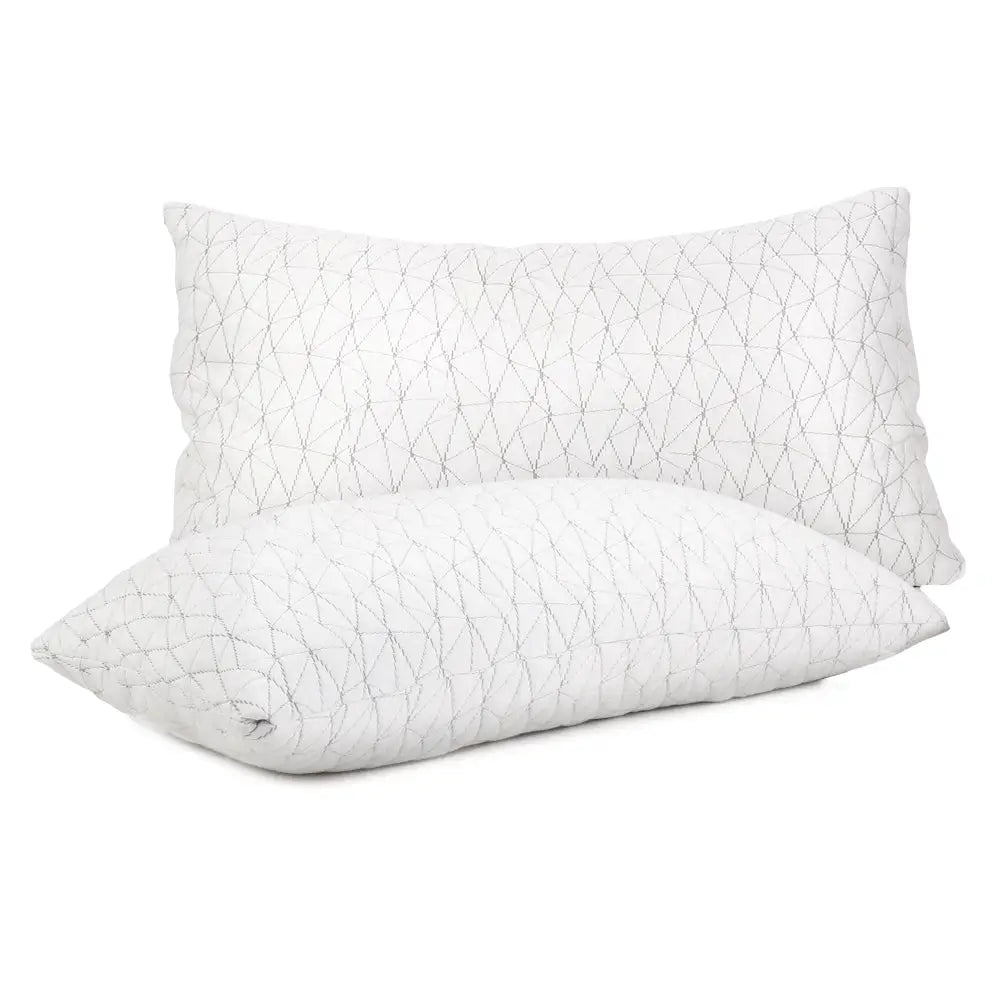 Memory Foam Pillow King Size Twin Pack