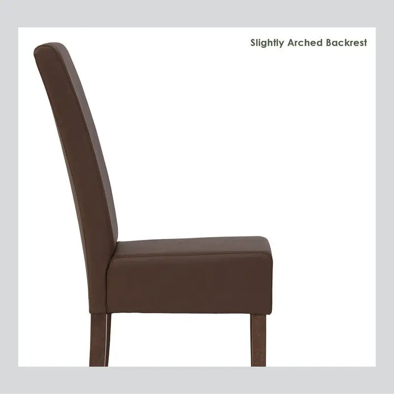 Mesi Dining Chair X2 - Natural Colour Legs Blue Challis Fabric Upholstery
