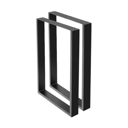 Metal Table Legs Diy Rectangular 71x50cm Set of 2