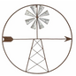 Metal Windmill Wall Art 91x91cm