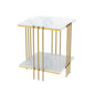 Milano Gold Square Side Table