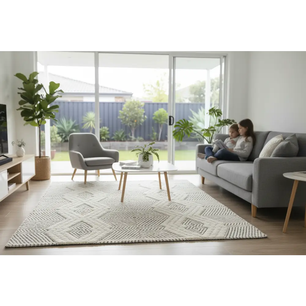 Miller 741 Bone by Rug Culture - 320x230cm - Rectangle