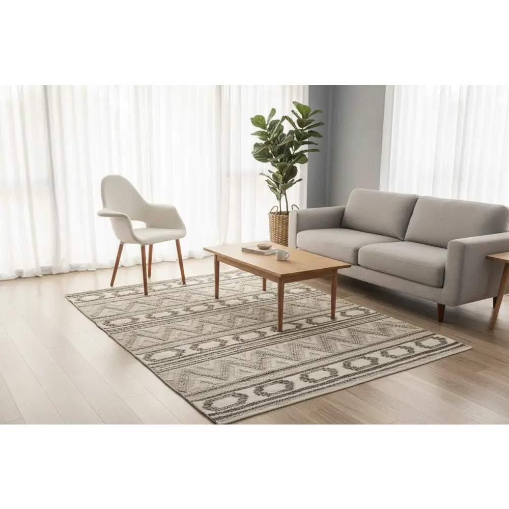 Miller 743 Stone by Rug Culture - 280x190cm - Rectangle