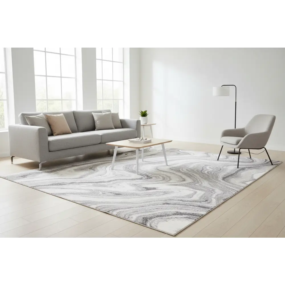 Mineral 111 Grey by Rug Culture-290x200cm - Rectangle
