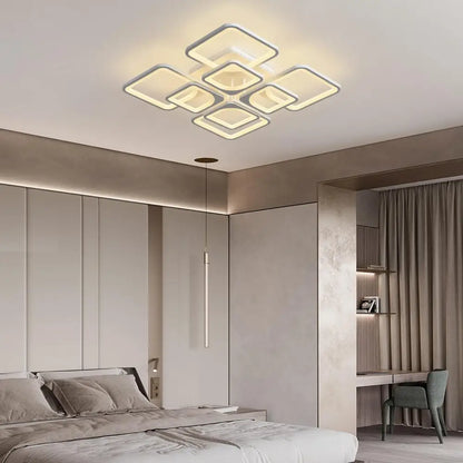Modern Led Ceiling Light Dimmable with Remote Control