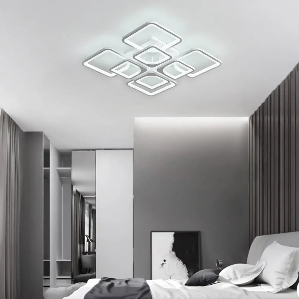 Modern Led Ceiling Light Dimmable with Remote Control