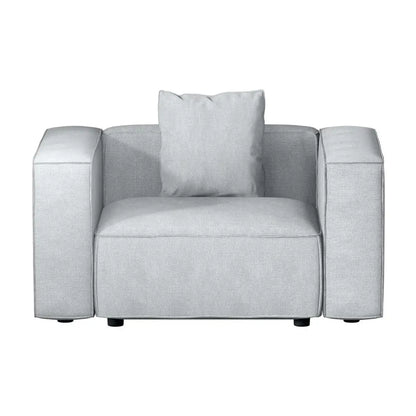 Modular Sofa Chaise Set 1-seater Grey