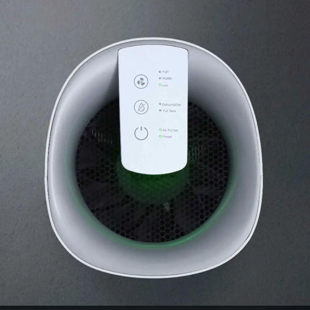 Mygenie 2-in-1 Air Purifier and Dehumidifier Wi-fi Control Hepa Filter White