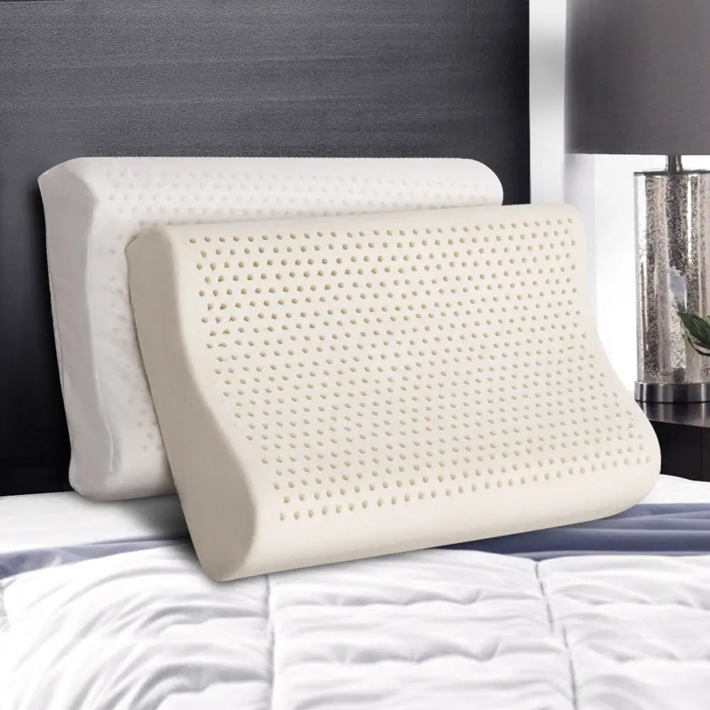 Natural Latex Pillow 2-zone Twin Pack