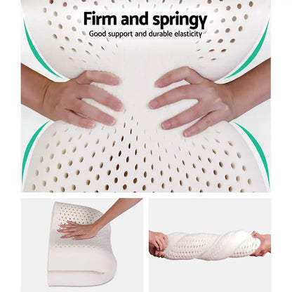 Natural Latex Pillow 2-zone Twin Pack