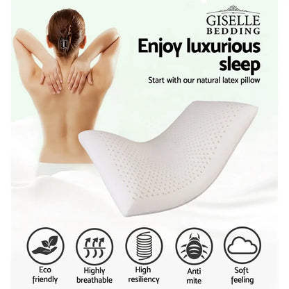Natural Latex Pillow Classic Twin Pack