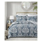 Night Reflection 100% Cotton Quilted 3 Pcs Bedspread Coverlet Set Super King