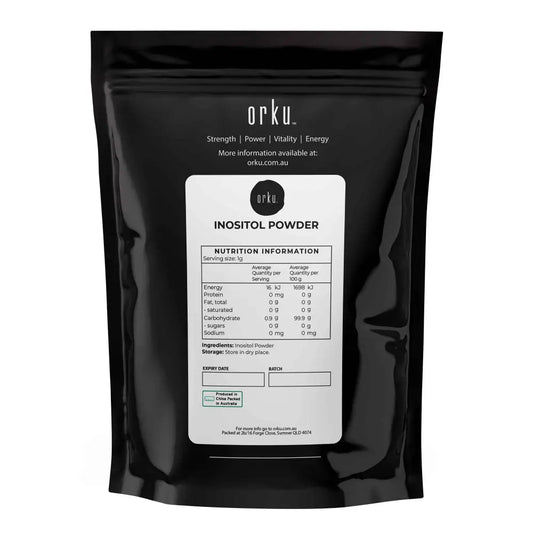 Orku 2kg Myo Inositol Powder - Pharmaceutical-grade Pure Unflavoured Supplement